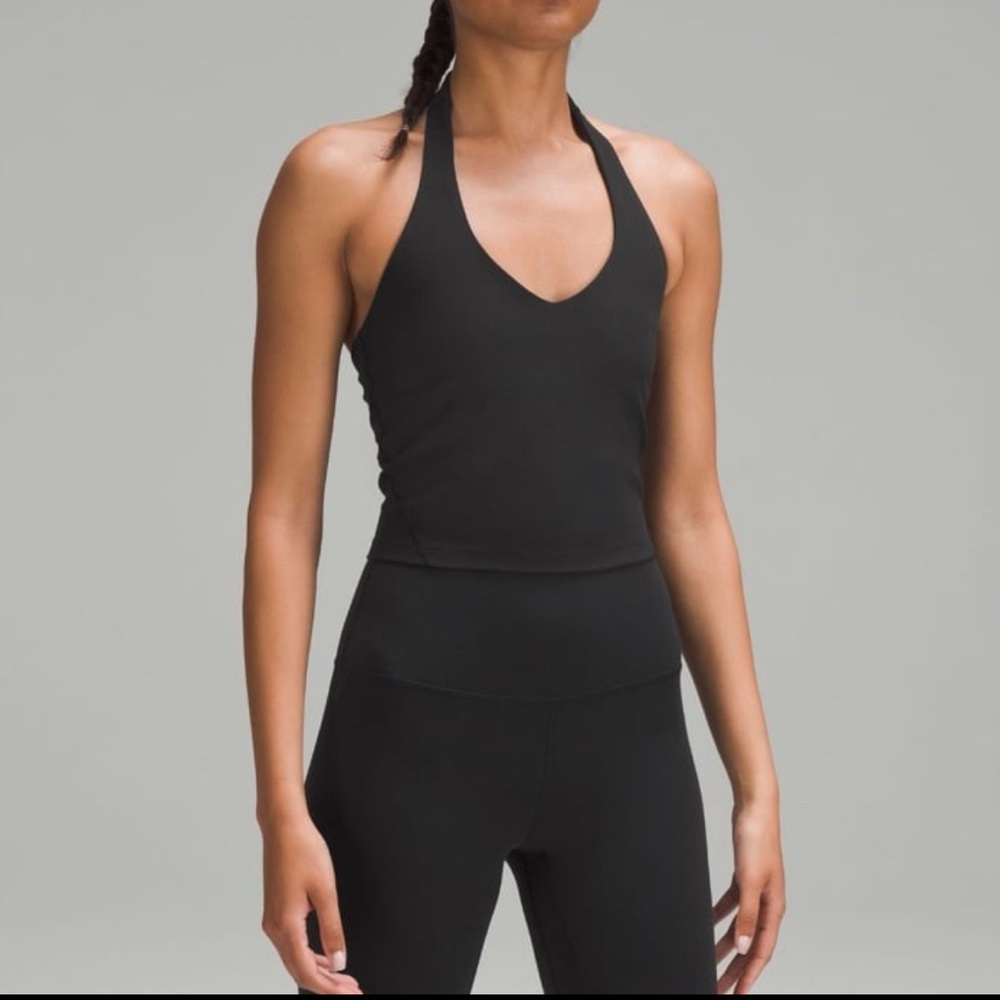 lululemon athletica Black Halter Top